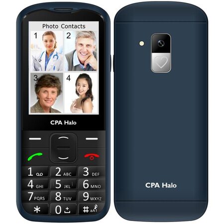 Mobilní telefon senior HALO18 modrý