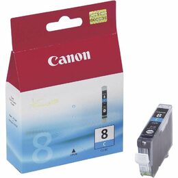 Inkoustová náplň Canon CLI-8C, 420 stran - azurová