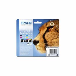 Epson T0715 - originální černá/červená/modrá/žlutá