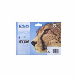 Epson T0715 - originální černá/červená/modrá/žlutá