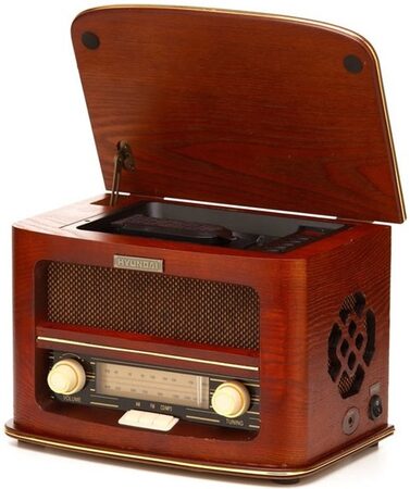 Radiopřijímač s CD Hyundai RC606 RETRO, třešeň