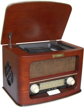 Radiopřijímač s CD Hyundai RC606 RETRO, třešeň