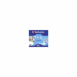 Disk Verbatim CD-R 700MB/80min. 52x, printable, jewel box, 10ks