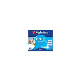 Disk Verbatim CD-R 700MB/80min. 52x, printable, jewel box, 10ks
