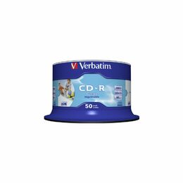 Disk Verbatim CD-R 700MB/80min, 52x, printable, 50cake