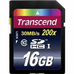 Paměťová karta Transcend SDHC 16GB Class10