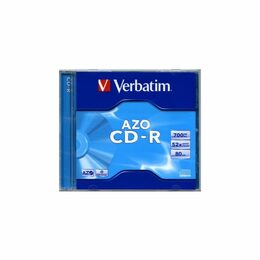 Disk Verbatim CD-R 700MB/80min, 52x, Crystal, jewel box, 10ks