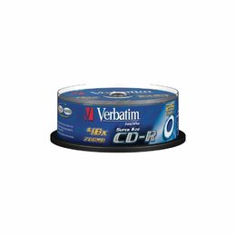 Disk Verbatim CD-R 700MB/80min. 48x, Crystal, 25cake