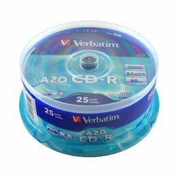 Disk Verbatim CD-R 700MB/80min. 48x, Crystal, 25cake
