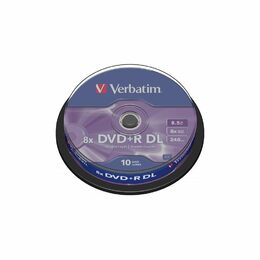 Disk Verbatim DVD+R DualLayer, 8.5GB, 8x, 10cake