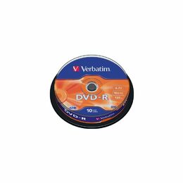 Disk Verbatim DVD-R 4,7GB, 16x, 10cake