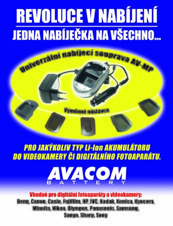 AVACOM AV-MP nabíječka - neoriginální