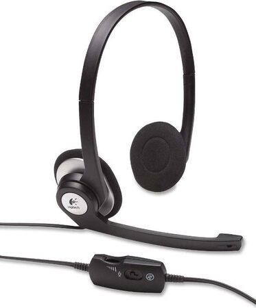 Headset Logitech H390 USB - černý (981000406)