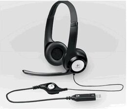 Headset Logitech H390 USB - černý (981000406)