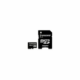 Paměťová karta Transcend MicroSDHC 4GB Class4 + adapter (TS4GUSDHC4)