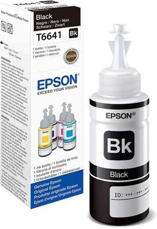 Inkoustová náplň Epson T6641, 70ml originální - černý (C13T66414A10)