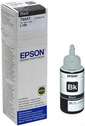 Inkoustová náplň Epson T6641, 70ml originální - černý (C13T66414A10)