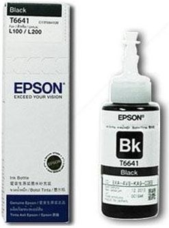 Inkoustová náplň Epson T6641, 70ml originální - černý (C13T66414A10)