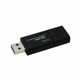 Flash USB Kingston DataTraveler 100 G3 32GB USB 3.0 - černý (DT100G332GB)