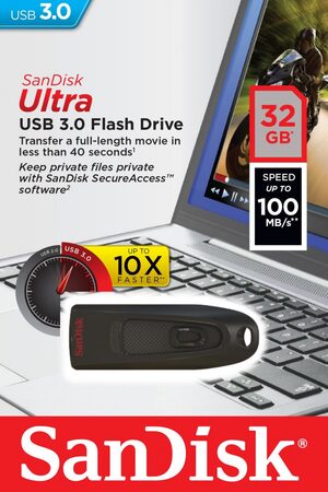 123835 USB 3.0 FD 32GB ULTRA SANDISK (45010425)