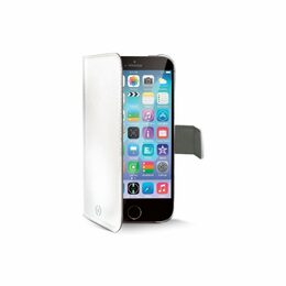 Pouzdro na mobil flipové Celly WALLY pro iPhone 6 - bílé (WALLY600W)