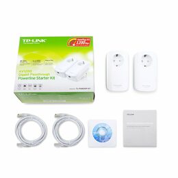 TP-Link TL-PA8010P Starter kit + IP TV na 1 měsíc ZDARMA 1200 Mb/s, průchozí