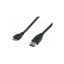 Digitus AK-300116-010-S USB 3.0, USB A - Micro USB B, M / M, 1m