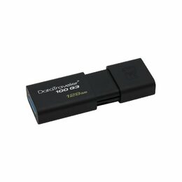 Flash USB Kingston DataTraveler 100 G3 128GB USB 3.0 - černý (DT100G3128GB)