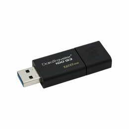 Flash USB Kingston DataTraveler 100 G3 128GB USB 3.0 - černý (DT100G3128GB)