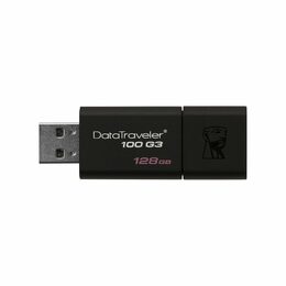Flash USB Kingston DataTraveler 100 G3 128GB USB 3.0 - černý (DT100G3128GB)