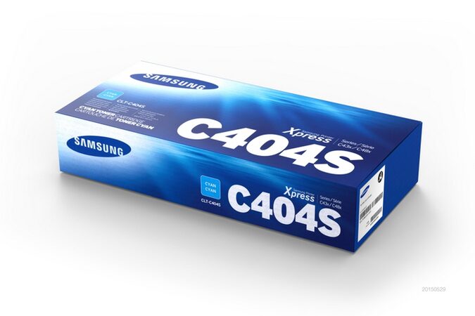 Toner Samsung CLT-C404S, 1000 stran, azurový