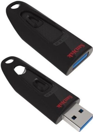 Flash USB Sandisk Ultra 128GB USB 3.0 - černý