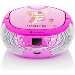 Radiopřijímač GoGEN MAXIPREHRAVAC P s CD/MP3/USB, růžová/purpurová (MAXIPREHRAVACP)