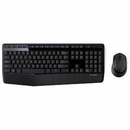 Klávesnice s myší Logitech Wireless Combo MK345, CZ/SK - černá (920008351)