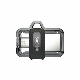 Flash USB SanDisk Ultra Dual m3.0 128GB OTG MicroUSB - USB 3.0 - černý