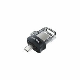 Flash USB SanDisk Ultra Dual m3.0 128GB OTG MicroUSB - USB 3.0 - černý