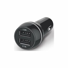 Adaptér do auta Philips DLP2357, 2x USB, 3,1A - černý