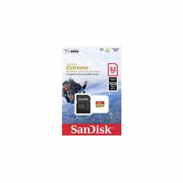 Paměťová karta Sandisk Micro SDHC Extreme 32GB UHS-I U3 (100R/60W) + adaptér