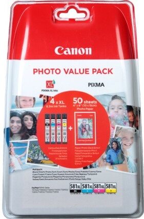 Inkoustová náplň Canon CLI-581XL BK, 520 stran - černá