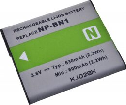 Baterie Avacom Sony NP-BN1 Li-Ion 3.6V 650mAh 2.4Wh