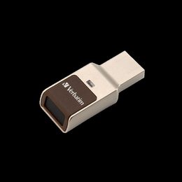 Flash USB Verbatim Fingerprint Secure, 32GB - stříbrný