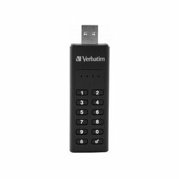 Flash USB Verbatim Keypad Secure, 32GB USB 3.0 - černý