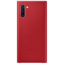 Pouzdro Samsung kožené pro Galaxy Note10 Red EF-VN970LREGWW