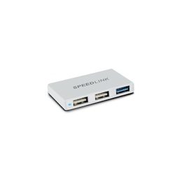 USB Hub Speed Link Pleca USB-C / 1 x USB 3.0, 2 x USB 2.0 - stříbrný