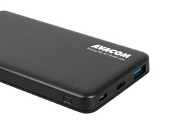 Powerbank Avacom 10000mAh, QC, USB-C PD - černá