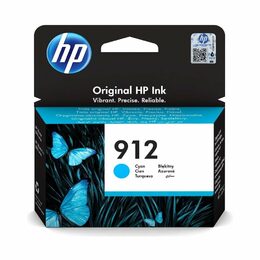 Inkoustová náplň HP 912, 315 stran - azurová