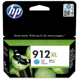 Inkoustová náplň HP 912XL, 825 stran - azurová