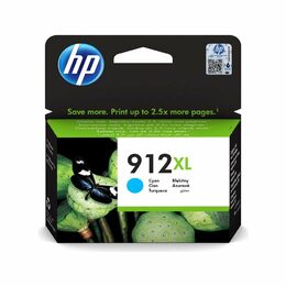 Inkoustová náplň HP 912XL, 825 stran - azurová