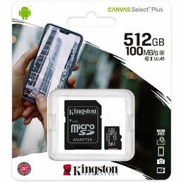 Kingston microSDXC Class 10 512GB SDCS2/512GB