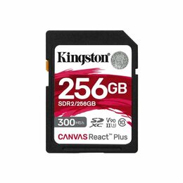 Paměťová karta Kingston Canvas React Plus SDXC 256GB UHS-II U3 (300R/260W) + čtečka